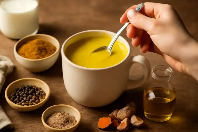 Come preparare un latte d’oro davvero efficace? L’accorgimento che raddoppia l’assorbimento della curcuma