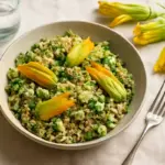 Insalata di quinoa e fiori di zucca: perché questa combinazione favorisce la digestione e riduce il gonfiore