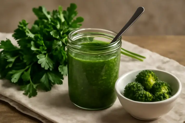 Salsa verde con prezzemolo fresco: i composti benefici che resistono anche alla cottura